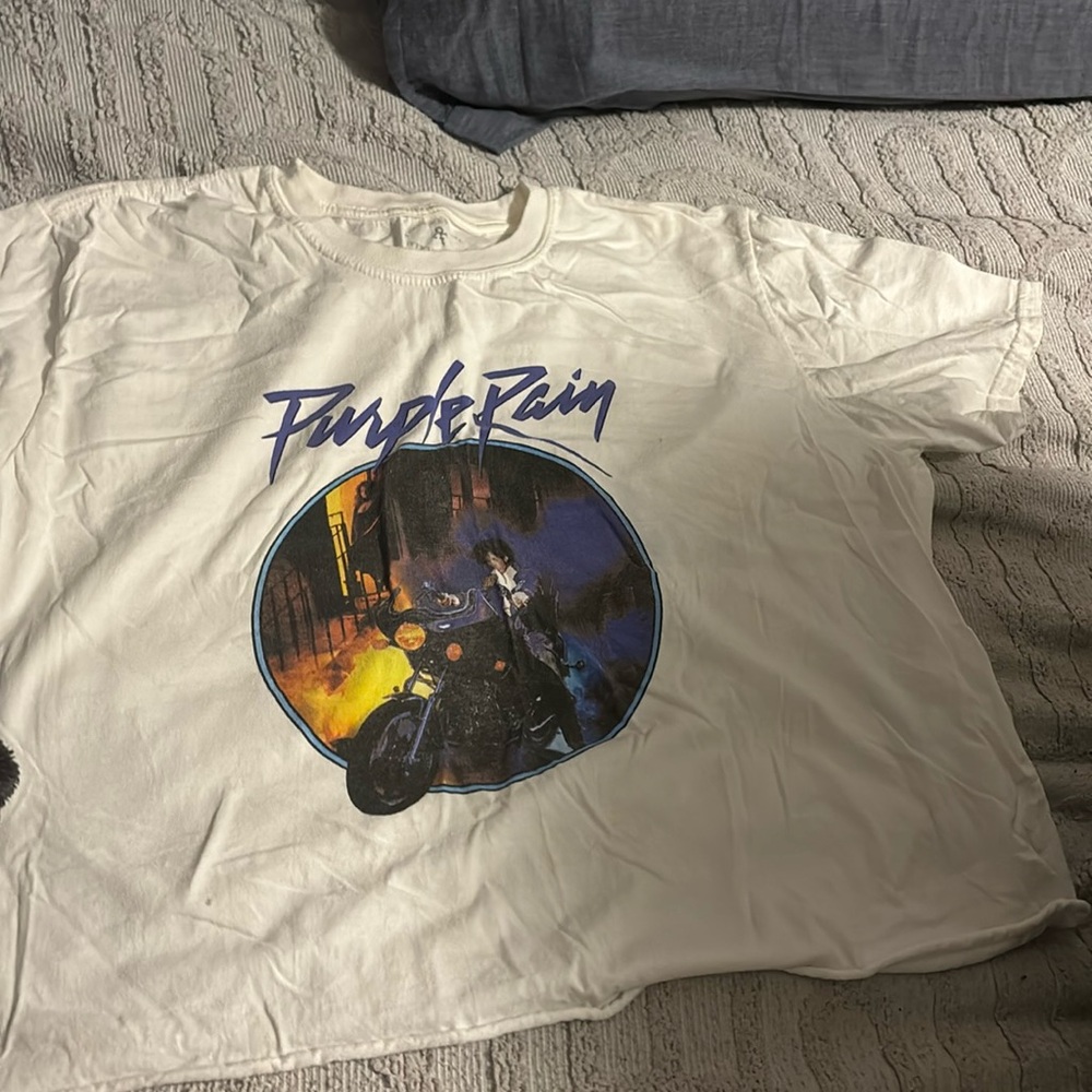 Puple rain crop top